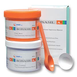 Bonasil A+ VPS Putty - Fast, 400ml Base & 400ml Catalyst - Bonasil A+ VPS Putty - Fast, 400ml each of Base & Catalyst. Ideal working - Image 1