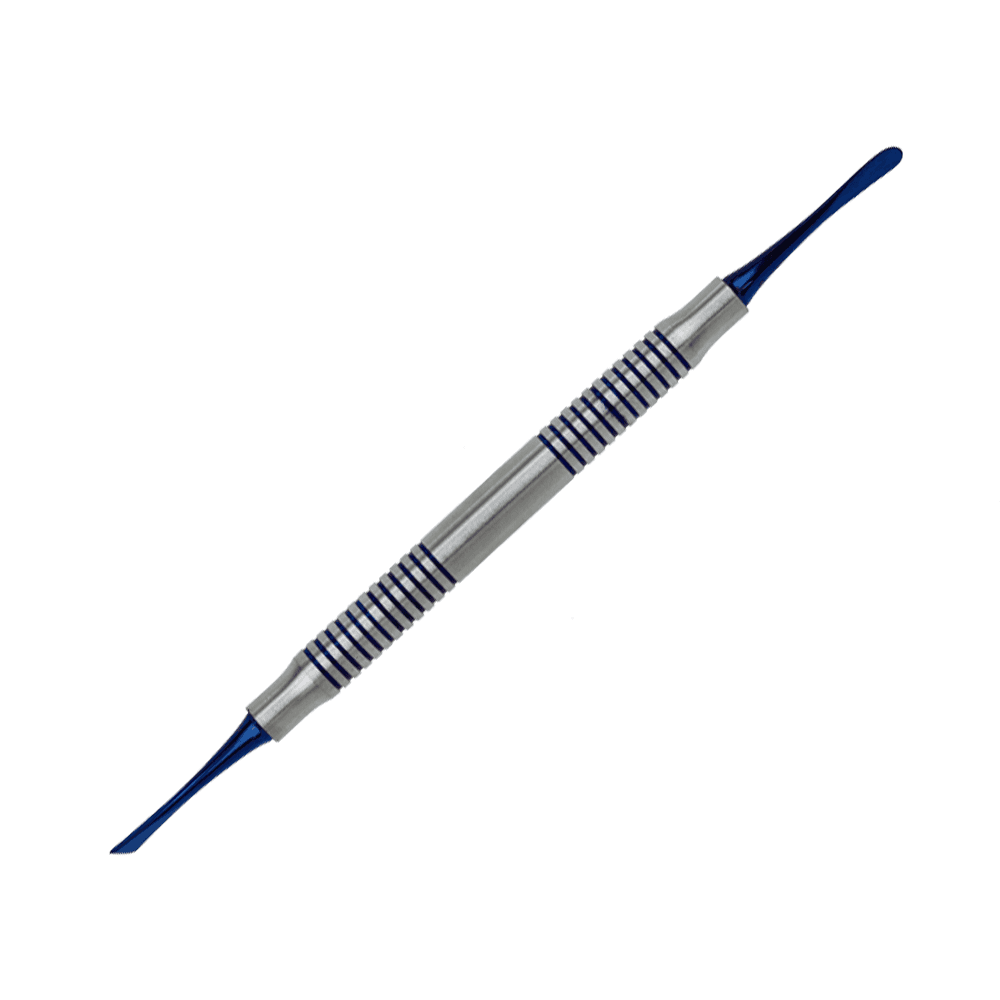 DoWell #24G Periodontal Periosteal Elevator, Blue Titanium Handle, 1/Pk - DoWell #24G Periodontal Periosteal Elevator, Blue Titanium Handle, 1/Pk - Image 1
