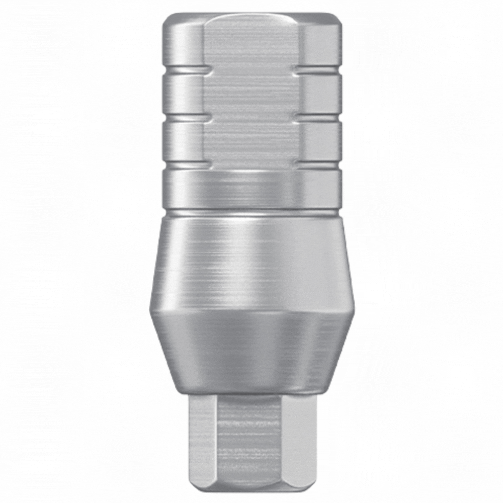 DSI 3.8mm Titanium Straight Slim Abutment, 7mm Gingival Height, Standard Hex, 1/Pk - DSI 3.8mm Titanium Straight Slim Abutment, 7mm GH, Standard Hex, 1/Pk - Image 1