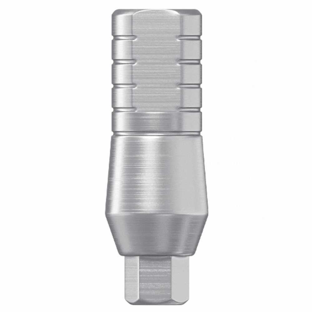 DSI 3.8mm Titanium Straight Slim Abutment, 9mm Gingival Height, Standard Hex, 1/Pk - DSI 3.8mm Titanium Straight Slim Abutment, 9mm GH, Standard Hex, 1/Pk - Image 1