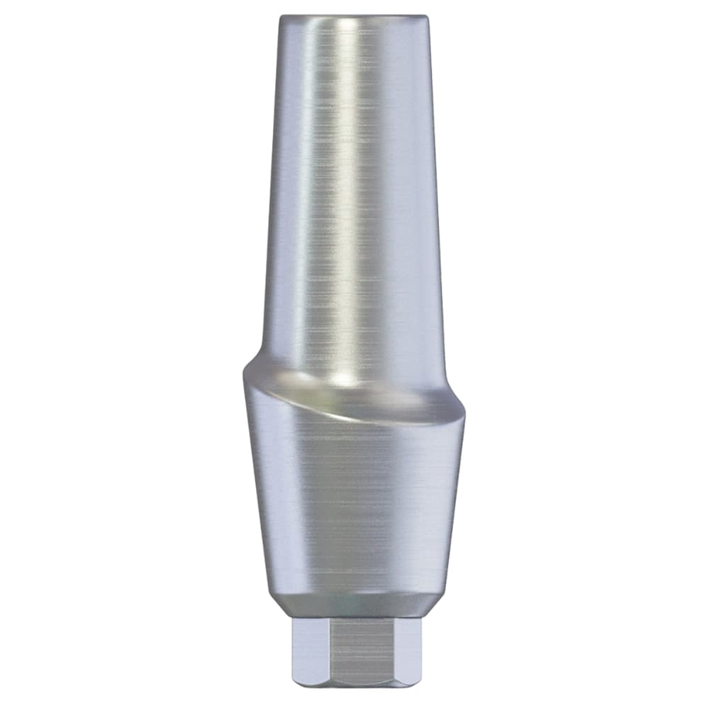 DSI 4.0mm Titanium Anatomic Straight Abutment with Fixation Screw, Ø2.42mm Internal Hex, RP, 1/Pk - DSI 4.0mm Titanium Anatomic Straight Abutment w/Fixation Screw, Ã2.42mm Internal Hex, RP, 1/Pk - Image 1