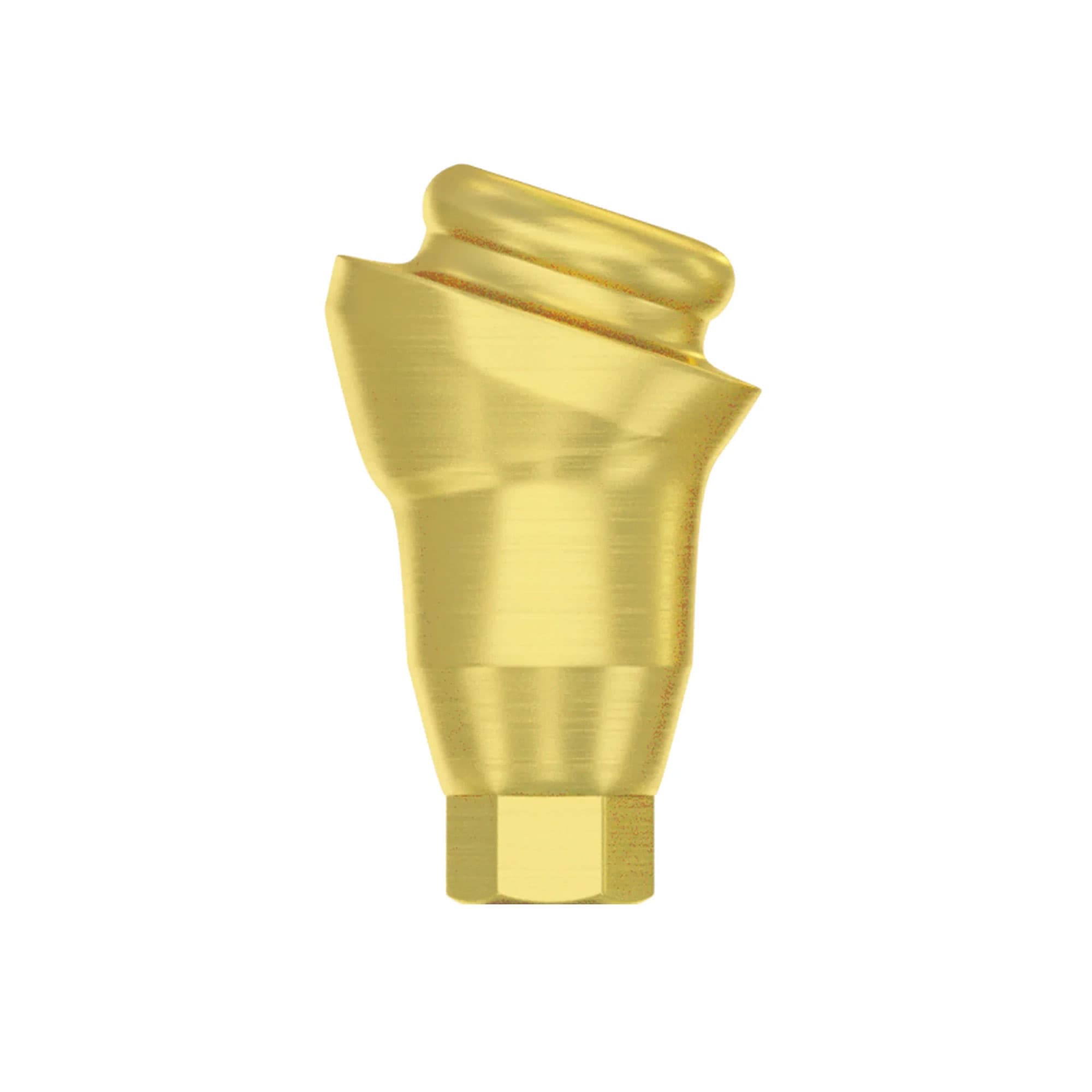 DSI Angulated Loc-In Conical Connection Abutment, 18° Angulation, 3.0 mm Length, 9.0 mm Height, NP Platform, 3.5 mm Conical Connection, Titanium, 1/Pk - DSI Angulated Loc-In Conical Connection Abutment 18°, 3.0 mm Length, 9.0 mm Height, 1/Pk - Image 1