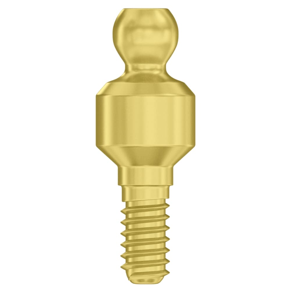 DSI Straight 3.0mm Titanium Ball Abutment, 2.0mm Internal Hex, NP 3.0mm, Full Set - DSI Straight 3.0mm Titanium Ball Abutment, 2.0mm Internal Hex, NP 3.0mm, Full Set. Includes: - Image 1