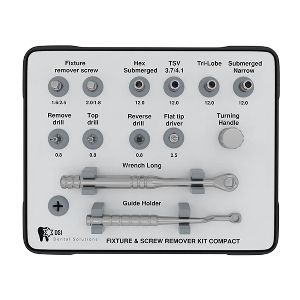 DSI Compact Fixture and Screw Removal Kit with Drills, Drivers, and Guides - DSI Сompact Fixture and Screw Removal Kit. Includes: - Image 1