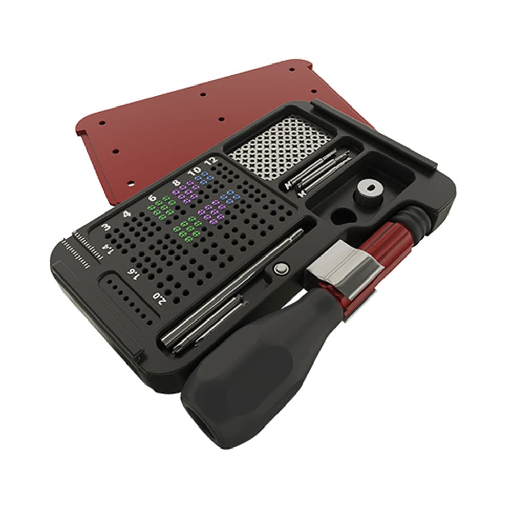 DSI GBR SD-Screw Standard Kit for Guided Bone Regeneration, Includes Screws, Pilot Drill, Titanium Membrane, Drivers, and Handles - DSI GBR SD-Screw Standard Kit for Guided Bone Regeneration. Includes - Image 1