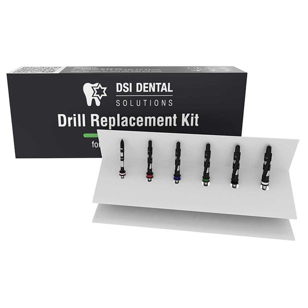 DSI Stepped Drill Replacement Kit, 6 Drills, 16mm Length, DLC Coated - DSI Stepped Drill Replacement Kit. Includes: - Image 1