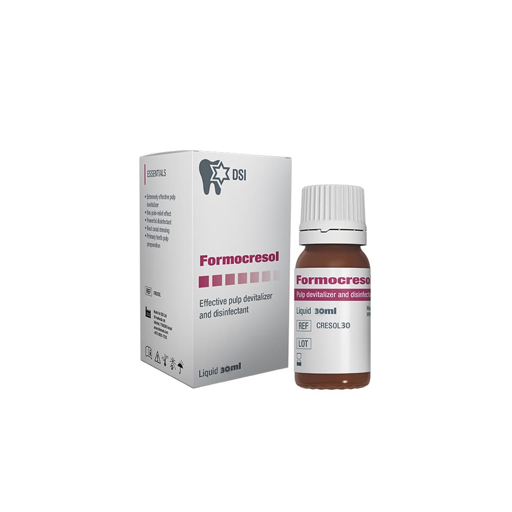 DSI Formocresol Pulp Devitalizer and Disinfectant Solution, 30 mL Bottle - DSI Formocresol Pulp Devitalizer and Disinfectant Solution, 30 mL Bottle - Image 1