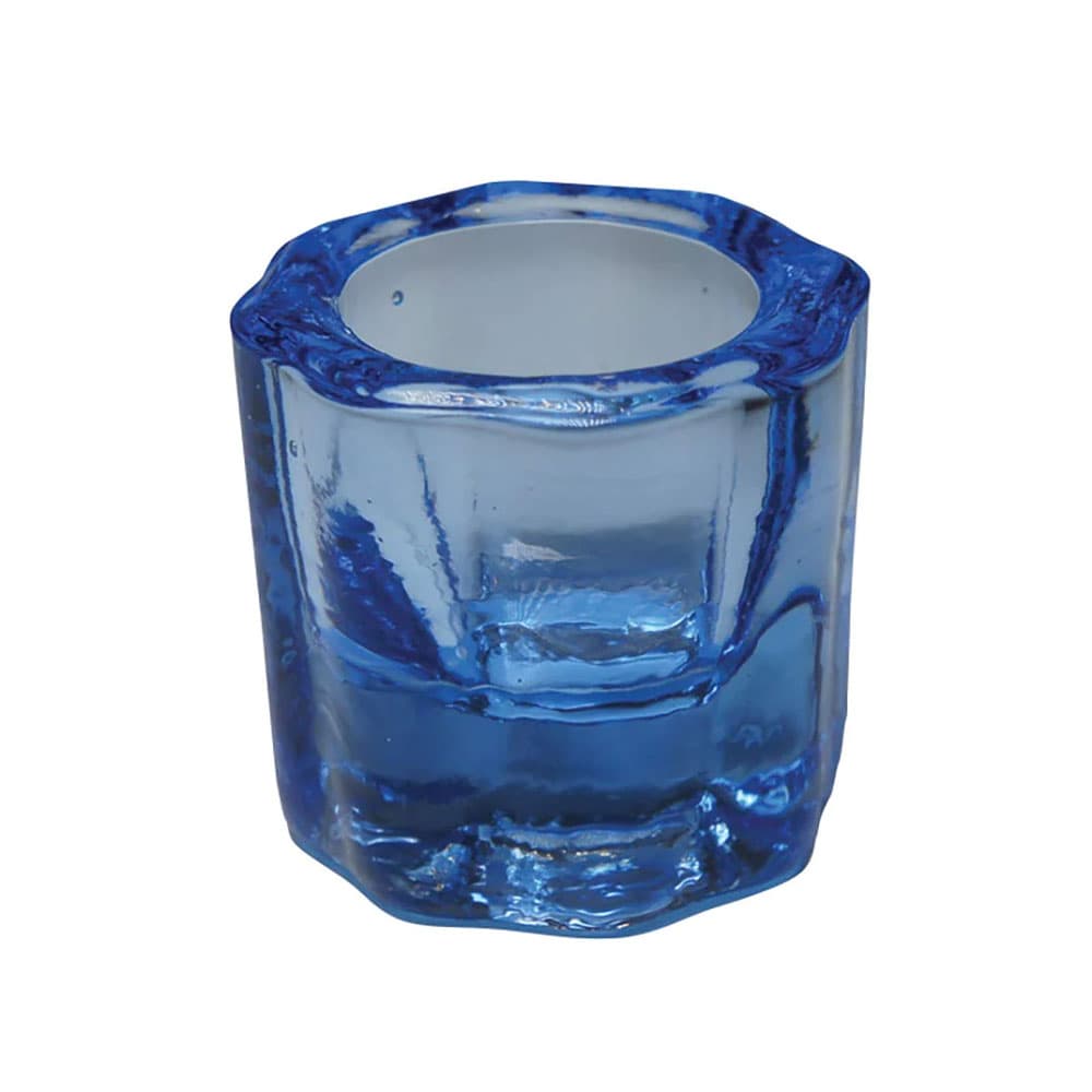 Dunlin Dental 10 oz. Glass Dappen Dish, Blue, 1/Pk. - Dunlin Dental 10oz. Glass Dappen Dish, Blue, 1/Pk. - Image 1