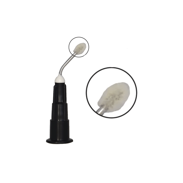 Dunlin Dental Pre-Bent Delivery Tips with Micro Brush End, 100/Box - Dunlin Dental Pre-Bent Delivery Tips with Micro Brush End, 100/Box - Image 1
