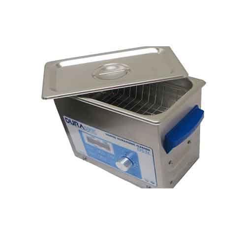 DuraSonic DS3L (3/4 Gallon) Ultrasonic Cleaner, Digital, Stainless Steel, with Lid and Basket - DuraSonic DS3L (3/4 Gallon) Ultrasonic Cleaner, Digital, Stainless Steel - Image 1
