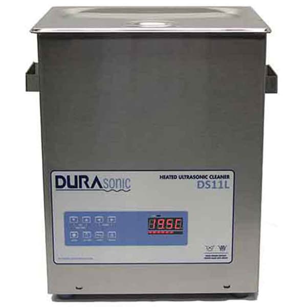 DuraSonic DS11L (3 Gallon) Ultrasonic Cleaner, Stainless Steel, with Lid, Basket and Drain - DuraSonic DS11L (3 Gallon) Ultrasonic Cleaner, Stainless Steel, with Lid - Image 1