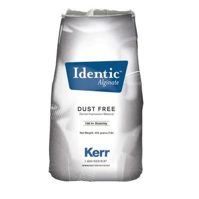 Identic Dust Free Alginate Fast Set, 1 lb Bag, Anti-microbial, Pink, Cinnamon Scent - Identic Dust Free Alginate Fast Set - 1 lb Bag. Anti-microbial, Pink, Cinnamon - Image 1