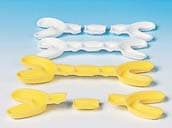 Eazitray Medium Yellow Hinged Dual Arch Fluoride Tray, Package of 50 - Eazitray Medium Yellow Hinged Dual Arch Fluoride Tray, Package of 50 - Image 1