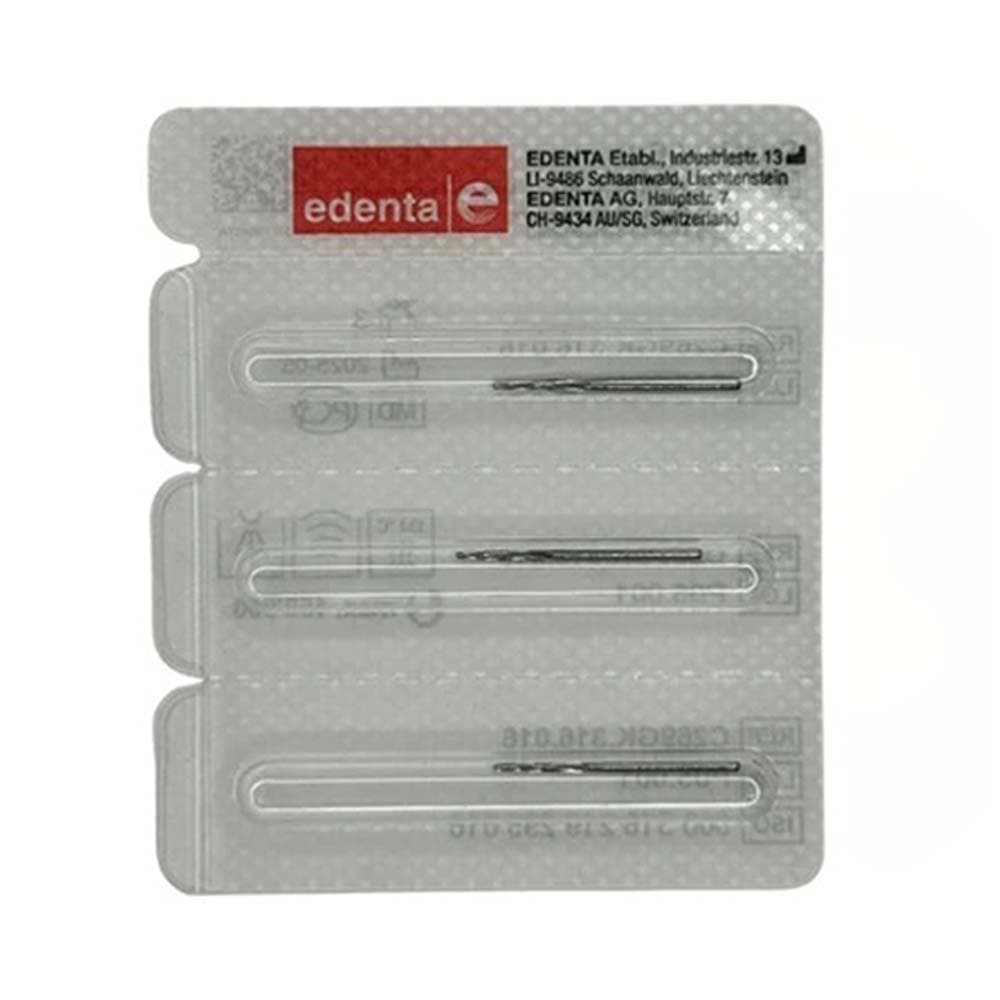 Edenta FGXL #C269GK.316.016 Endo Access Carbide Bur, 3/Pk - Edenta FGXL #C269GK.316.016 Endo Access Carbide Bur, 3/Pk - Image 1
