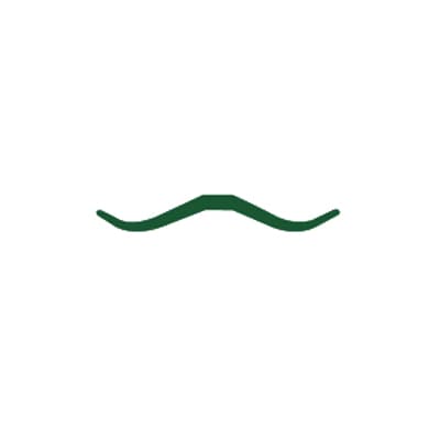 Exceed Dental Preform Plastic Patterns GC-1, Clasps with Rest (Light), Dark Green, 10/Pk - Exceed Dental Preform Plastic Patterns GC-1, Clasps with Rest (light), Dark Green, 10/Pk - Image 1