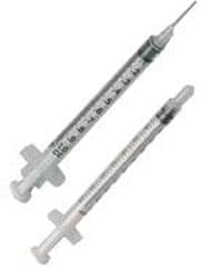 EXELINT International 1cc Tuberculin Syringe with Needle, 27 Gauge x 1/2", Low Dead Space, Luer Slip, Sterile, Box of 100 - EXELINT International 1cc Tuberculine Syringe with Needle 27 gauge x 1/2" - Image 1