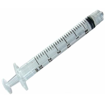 EXELINT International 3cc Luer Lock Syringes Only With Cap, Box of 100 - EXELINT International 3cc Luer Lock Syringes Only With Cap, box of 100 syringes - Image 1