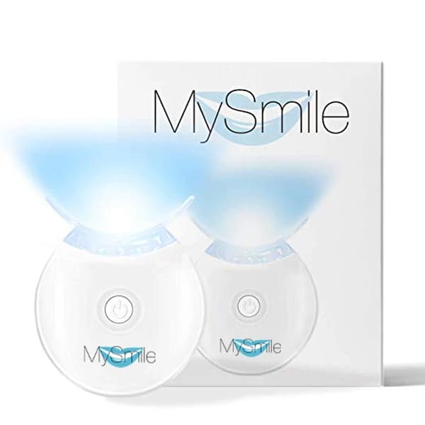MySmile Teeth Whitening Accelerator Light with 5 LED Bulbs, 10-Minute Timer, Batteries Included - MySmile Teeth Whitening Accelerator Light. 5 powerful LED light bulbs Speed up - Image 1