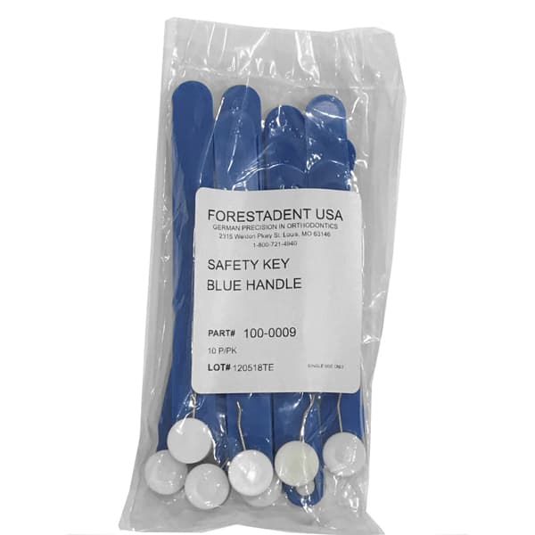 Forestadent Blue Swivel Safety Keys, 10/pkg - Forestadent Blue Swivel Safety Keys, 10/pkg - Image 1