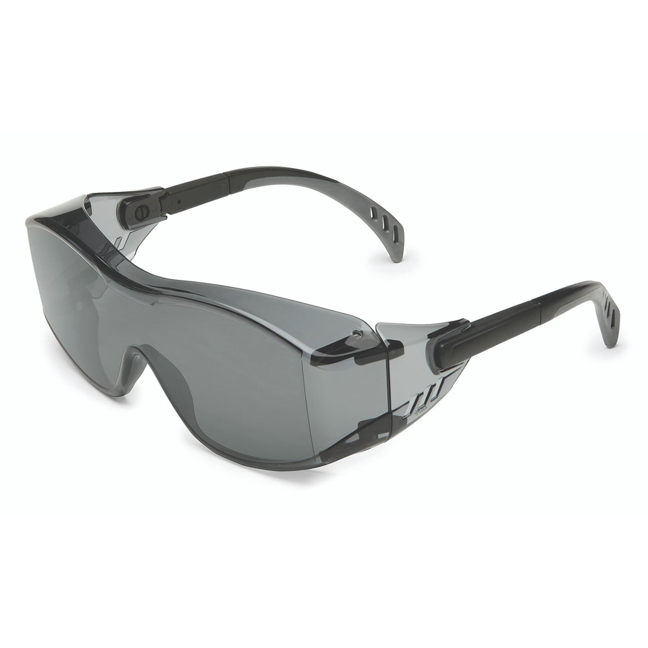 Gateway Safety Cover2 OTG Protective Eyewear, Gray Lens, Black Frame, 1/Pack