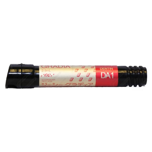 Gradia Direct Dentin Light Cured Micro Ceramic Composite Shade DA1, 2.9 ml Syringe - Gradia Direct Gradia Dentin Light Cured Micro Ceramic Composite Shade DA1, 2.9 - Image 1