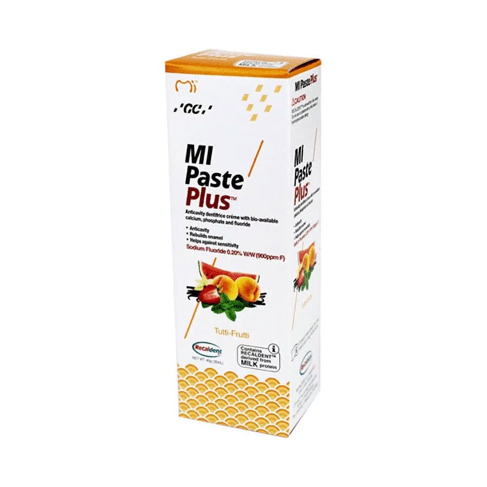 MI Paste Plus Topical Tooth Creme, Tutti-Frutti Flavor, 40g Tube, 1/Pk - MI Paste Plus Topical Tooth Creme, Tutti-Frutti, 40 Gm. Tube, 1/Pk - Image 1