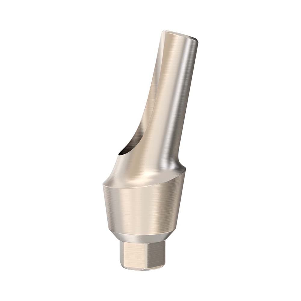GDT Ø5.2mm Titanium Anatomic Angulated Abutment, 3.0mm Gingival Height, 15° Angle, Internal Hex 2.42mm RP, 1/Pk - GDT Ã5.2mm Titanium Anatomic Angulated Abutment, 3.0mm GH, 15°, Internal Hex 2.42mm RP, 1/Pk - Image 1