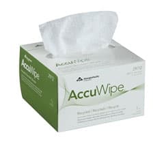 Georgia Pacific AccuWipe Recycled 1-Ply Delicate Task Wipers, White, 4.5" x 8.25", 280 Count/Box, Case of 60 Boxes - AccuWipe Recycled 1-Ply Delicate Task Wipers, White. Soft, non-abrasive, low - Image 1