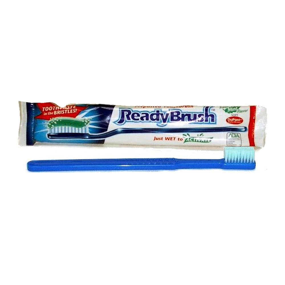 ReadyBrush Prepasted Toothbrush, Adult, Mint, 30/Box - ReadyBrush Prepasted Toothbrush, Adult, Mint, 30/Box - Image 1