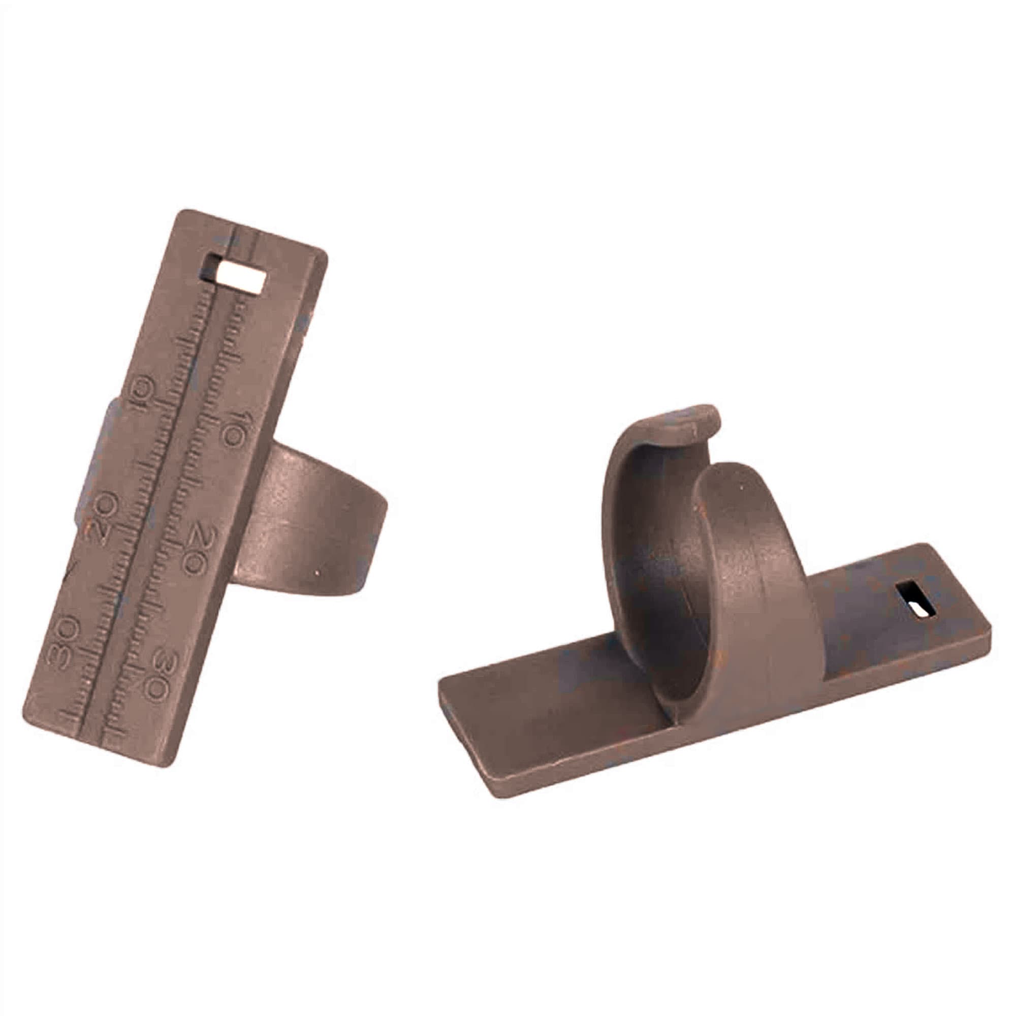 GooDent Root Canal Plastic Finger Endo Ruler, Brown, 2/Pk - GooDent Root Canal Plastic Finger Endo Ruler, Brown, 2/Pk - Image 1