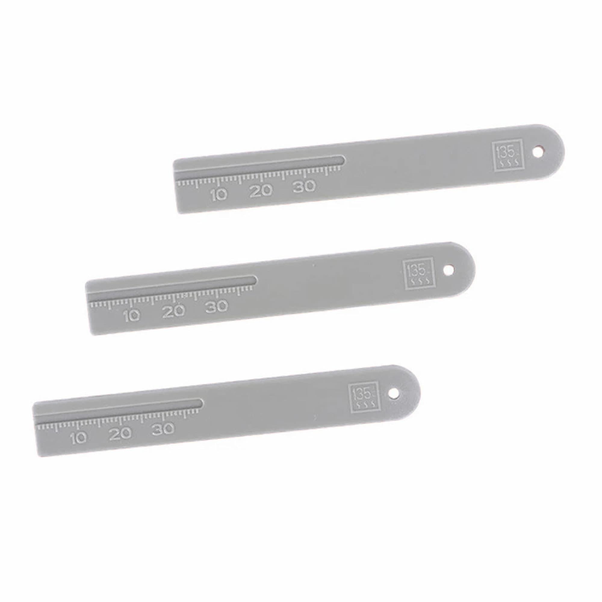GooDent Root Canal Plastic Mini Endo Ruler, Gray, 3/Pk - GooDent Root Canal Plastic Mini Endo Ruler, Gray, 3/Pk - Image 1