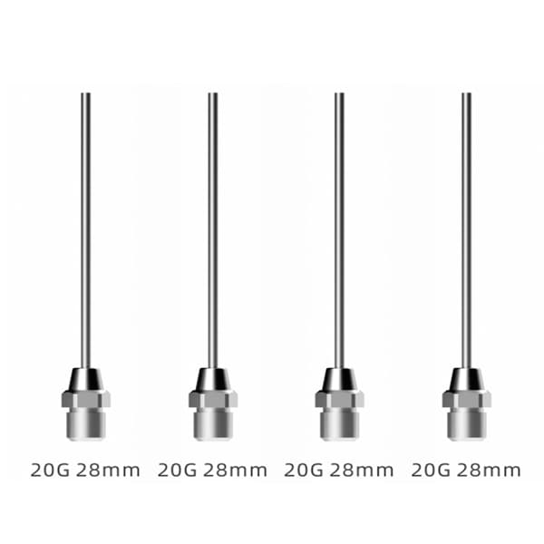 DBA Fi-G Gutta Percha Obturation Gun Needles, 20G, 28mm, 4/Pk - DBA Fi-G Gutta Percha Obturation Gun Needles, 4/Pk - Image 1