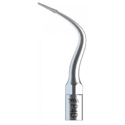 Woodpecker Ultrasonic Scaler Silver Tip P4D, Periodontal Scaling Tips, 5/Pk - Woodpecker, Ultrasonic Scaler Silver Tips P4D - 5/Pk. Periodotal Scaling Tips - Image 1