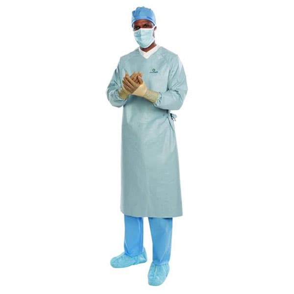 Halyard Aero Chrome AAMI Level 4 Surgical Gown, X-Large, Sterile, 30/Case, Raglan Sleeve Cuff - Aero Chrome AAMI Level 4 Surgical Gown, X-Large, 30/Case. Raglan sleeve cuff - Image 1