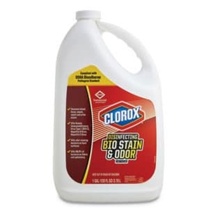 Clorox Commercial Solutions Bio Stain & Odor Remover Disinfecting Refill, 128 fl oz, 4/Case - Clorox Disinfecting Refill, Commercial Solutions Bio Stain & Odor Remover, 128 - Image 1