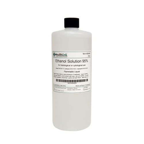 Healthlink Ethanol Solution, 95%, 32 oz. Bottle Each - Healthlink Ethanol Solution, 95%, 32 oz. Bottle Each - Image 1
