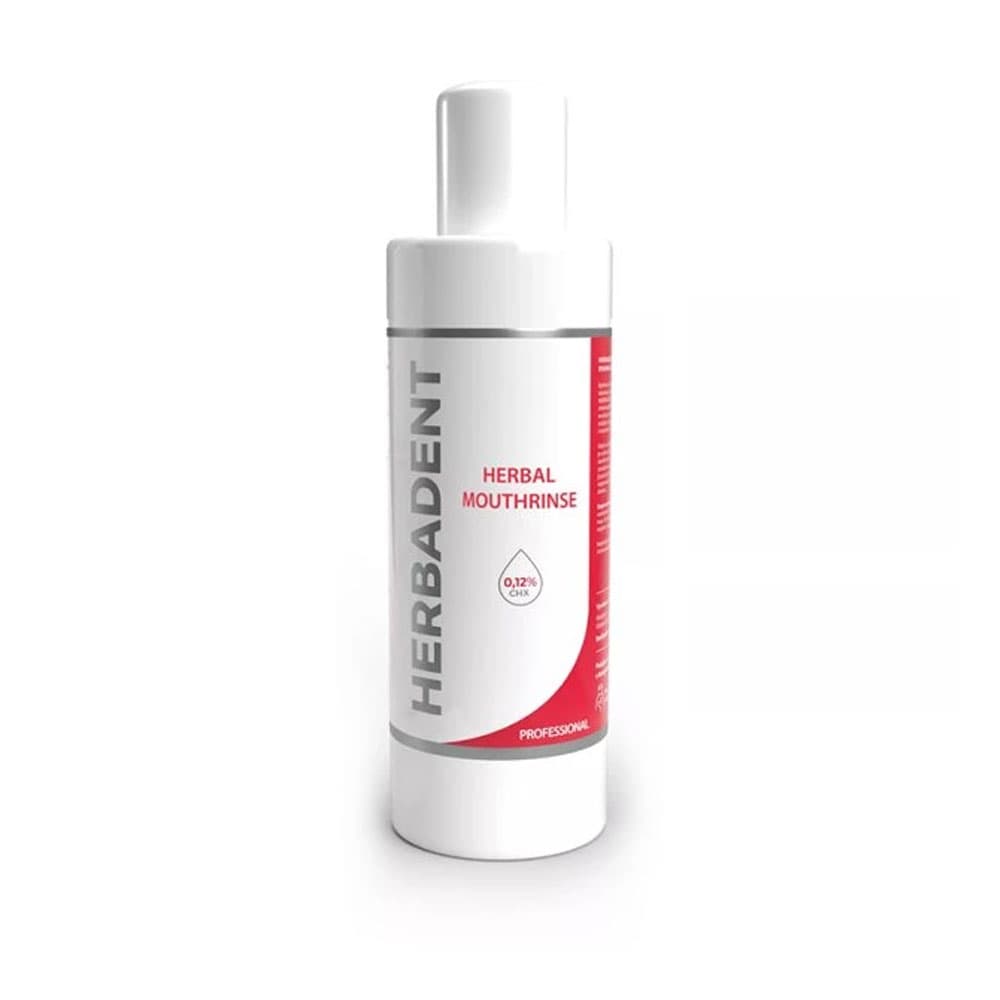Herbadent Professional Herbal Mouthwash with 0.12% Chlorhexidine, 240mL Bottle, Single Bottle - Herbadent Professional Herbal Mouthwash with 0.12% Chlorhexidine, 240mL Bottle, Single Bottle - Image 1