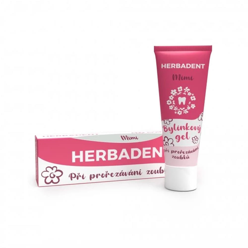 Herbadent Mimi Herbal Gel for Teething, 25g Tube, 1/Pk - Herbadent Mimi Herbal Gel for Teething, 25g Tube, 1/Pk - Image 1