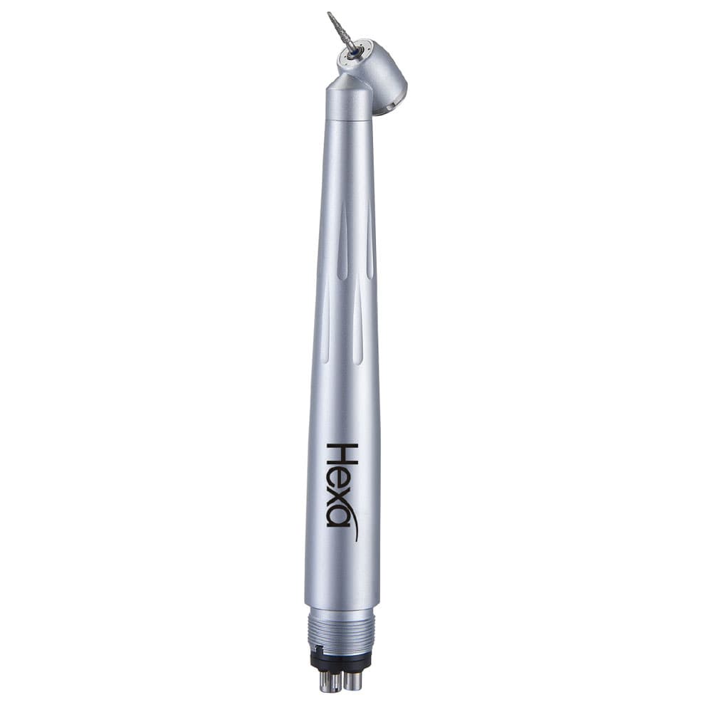 Hexa 45-Degree High-Speed Handpiece, 4-Port Water Spray, German-Engineered, 340K-380K RPM, Single Handpiece - Hexa 45-Degree High-Speed Handpiece, 4-Port Water Spray, Single Handpiece - Image 1
