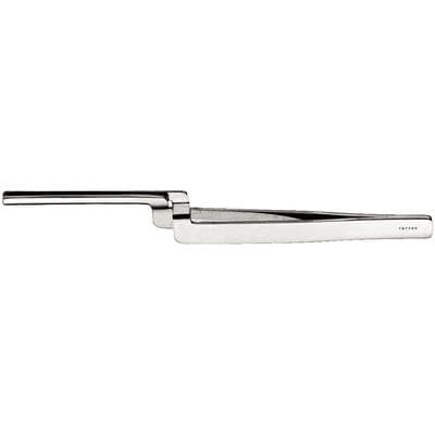 House Brand Articulating Paper Forceps, Miller Type Stainless Steel, Straight, Serrated - House Brand Articulating Paper Forceps, Miller Type Stainless Steel - Image 1