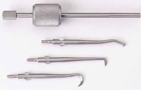 House Brand Morrell Type Manual Stainless Steel Crown Remover with 3 Tips (A, B & C) - House Brand Morrell type manual stainless steel Crown Remover with 3 Tips - Image 1