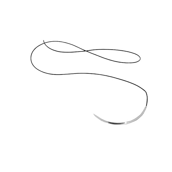House Brand 3/0, 18" Silk Black Braided Suture with C-6 Needle, Box of 12 - House Brand 3/0, 18" Silk Black Braided Suture with C-6 Needle, Box of 12 - Image 1