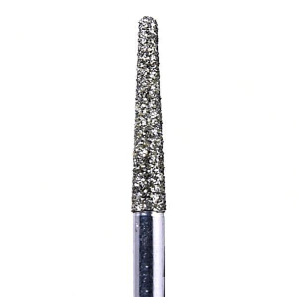 House Brand FG 856L.018M Round End Taper, Medium Grit Diamond Burs, 10/Pk - House Brand FG 856L.018M Round End Taper, Medium Grit Diamond Burs, 10/Pk - Image 1
