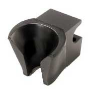 House Brand Standard Holder Assembly for Handpieces, Syringes and Saliva Ejectors, 1/2" Bar Mounting, Black - House Brand Standard Holder Assembly for Handpieces, Syringes and Saliva - Image 1