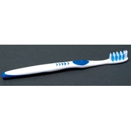 House Brand Adult Opaque Toothbrush with Action Tip, 37 Tufts, Soft, Straight, Assorted Colors, 72/Box - House Brand Adult Opaque Toothbrush with Action Tip, 37 Tufts, Soft, Straight 72/Box - Image 1