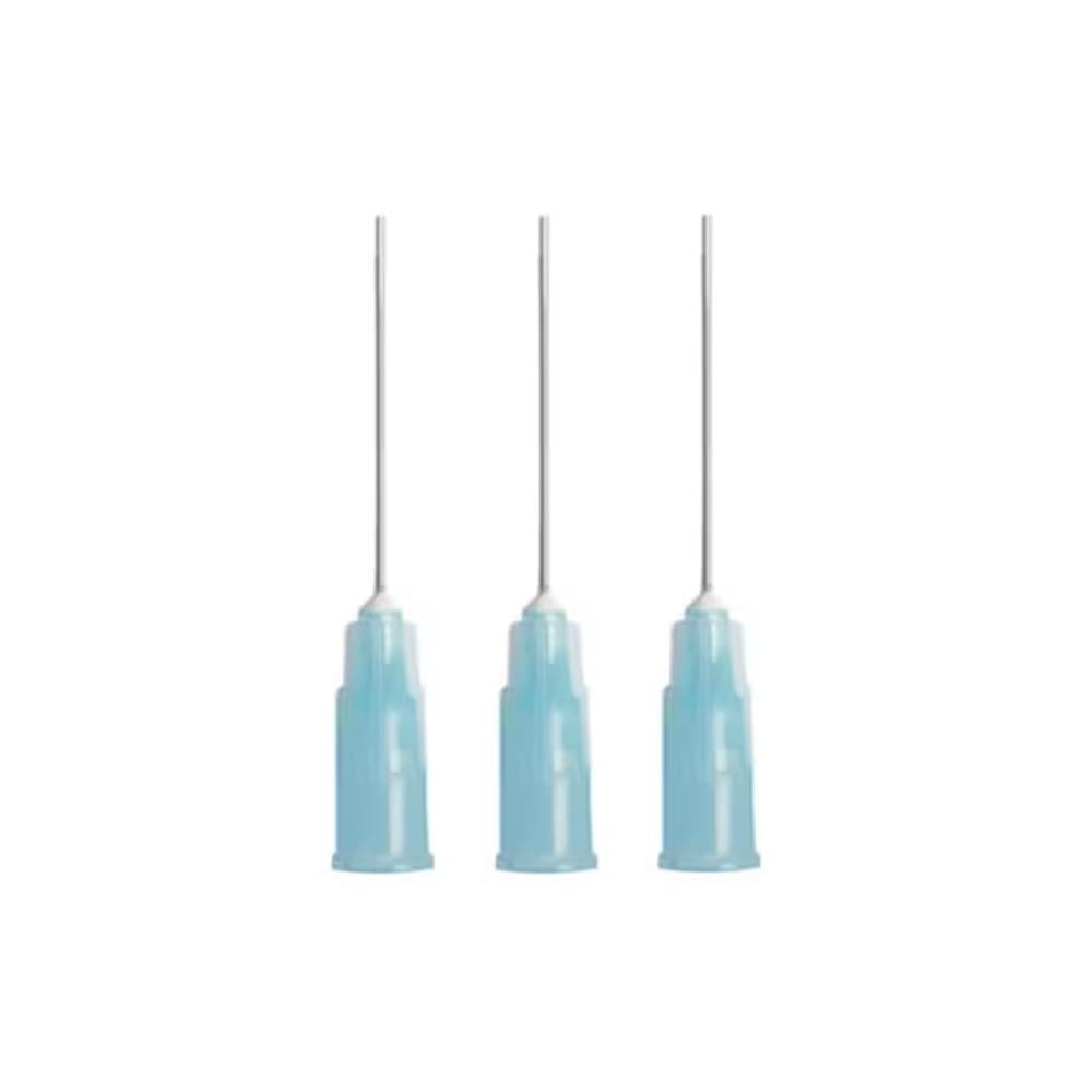 23 Gauge Endo Irrigation Needles, Bendable 1" Notched (Side-Vented) Tips, 100/Box - Endo Irrigation Needles 100/Pk 23ga - Image 1