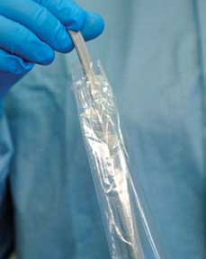 House Brand 2.5" x 10" Clear Air/Water Syringe Sleeve with Pre-Cut Opening, Box of 500 - House Brand 2.5" x 10" Clear Air/Water Syringe Sleeve with Pre-Cut Opening, Box of 500 - Image 1