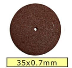 House Brand Cut Off Wheels, 35 x 0.7 mm, Box of 100 - House Brand Cut Off Wheels 35 x 0.7 mm, Box of 100 - Image 1