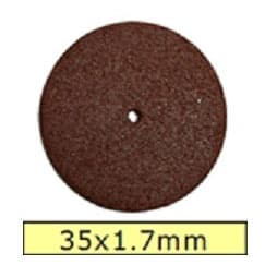 House Brand Cut Off Wheels, 35 x 1.7 mm, Box of 100 - House Brand Cut Off Wheels 35 x 1.7 mm, Box of 100 - Image 1