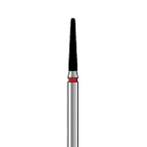 House Brand FG 856L.014 Fine, Round End Taper, Single Use Diamond Bur, 10/Pk - House Brand FG 856L.014 Fine, Round End Taper, Single Use Diamond Bur, 10/Pk - Image 1